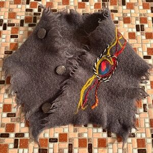 Folilaine Shibori Wool Scarf Wrap